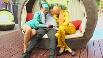 Simony Diamond: Shiny Satin Babes Love The Taste Of High-End Ass And Cum Screencap 14 on sinx.preview.netperv.com