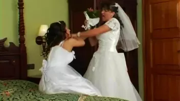 Brides-To-Be Get In Sexy Catfight Screencap 13 on sinx.preview.netperv.com