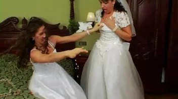 Brides-To-Be Get In Sexy Catfight Screencap 14 on sinx.preview.netperv.com