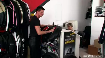 Biker Piss Threesome Screencap 7 on sinx.preview.netperv.com