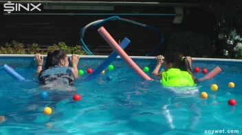 Cute Babes Get Soaked During Exercise - Cam 1 Screencap 31 on sinx.preview.netperv.com