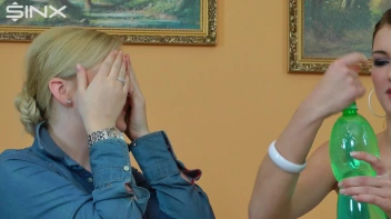 Playful Girls Get Soaked In Water During Swapping Screencap 1 on sinx.preview.netperv.com