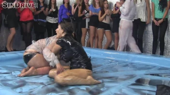 Oily Wrestling: Tatiana Milovani vs. Angelina Screencap 23 on sinx.preview.netperv.com