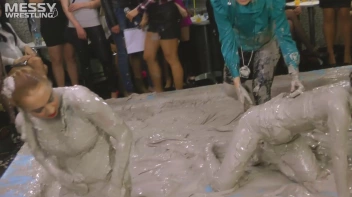 Messy Wrestling: Fashion Freaks Throw Down In The Mud - Watch Them Roar! Screencap 31 on sinx.preview.netperv.com