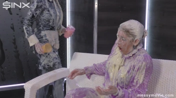 Feisty Blondes' Messy Milkshake Rumble Screencap 90 on sinx.preview.netperv.com