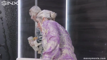 Feisty Blondes' Messy Milkshake Rumble Screencap 96 on sinx.preview.netperv.com