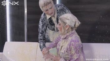 Feisty Blondes' Messy Milkshake Rumble Screencap 99 on sinx.preview.netperv.com