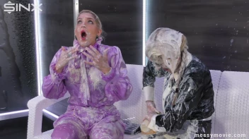 Feisty Blondes' Messy Milkshake Rumble Screencap 40 on sinx.preview.netperv.com