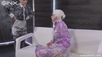 Feisty Blondes' Messy Milkshake Rumble Screencap 51 on sinx.preview.netperv.com