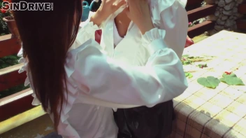 Botanic Babe Banging: A Lesson in Biology Turns Into A Lesson In Lesbian Love - Sweet Great Outdoors Screencap 17 on sinx.preview.netperv.com