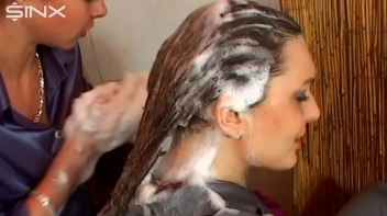 Hot Brunette Gets Her Hair Lathered In Shower Screencap 44 on sinx.preview.netperv.com