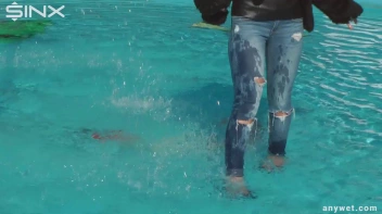 Raven Haired Hottie Soaks Herself At Waterpark Screencap 4 on sinx.preview.netperv.com