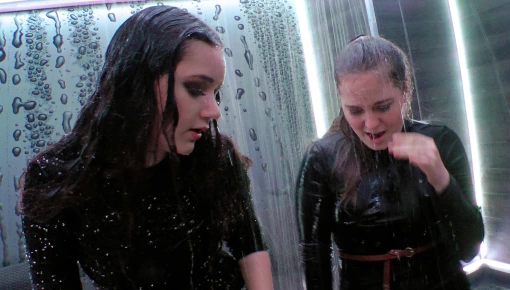 Top scene - Scandalous Shower Time, Hot Little Sluts Having Fun