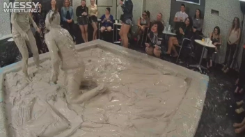 Messy Wrestling: Freak Up Your Fancy With A Full Body Blast Of Mud! Screencap 43 on sinx.preview.netperv.com