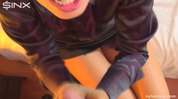 Brunette's Jizzy Handiwork On Big Cock Screencap 37 on sinx.preview.netperv.com