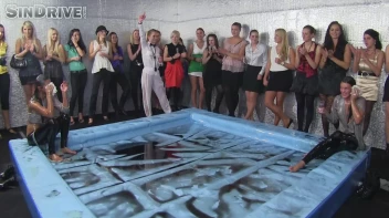 Oily Wrestling: Jenna Lovely vs. Nicole Vice & Erika vs. Tanya Screencap 122 on sinx.preview.netperv.com