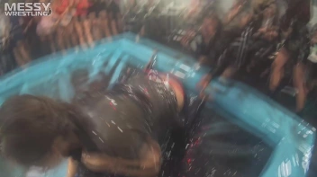 Messy Wrestling: Lost Footage Found! 2 In-Your-Face Oil Matches 4 The Price Of 1! Action Cam Footage! Screencap 93 on sinx.preview.netperv.com