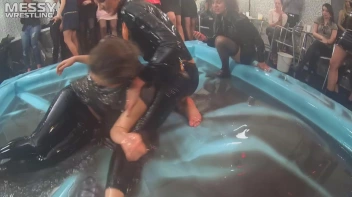 Messy Wrestling: Lost Footage Found! 2 In-Your-Face Oil Matches 4 The Price Of 1! Action Cam Footage! Screencap 94 on sinx.preview.netperv.com