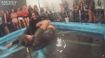 Messy Wrestling: Lost Footage Found! 2 In-Your-Face Oil Matches 4 The Price Of 1! Action Cam Footage! Screencap 104 on sinx.preview.netperv.com