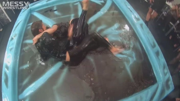 Messy Wrestling: Lost Footage Found! 2 In-Your-Face Oil Matches 4 The Price Of 1! Action Cam Footage! Screencap 105 on sinx.preview.netperv.com