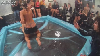 Messy Wrestling: Lost Footage Found! 2 In-Your-Face Oil Matches 4 The Price Of 1! Action Cam Footage! Screencap 30 on sinx.preview.netperv.com