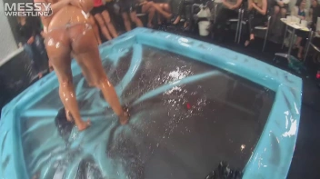 Messy Wrestling: Lost Footage Found! 2 In-Your-Face Oil Matches 4 The Price Of 1! Action Cam Footage! Screencap 35 on sinx.preview.netperv.com
