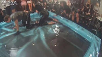 Messy Wrestling: Lost Footage Found! 2 In-Your-Face Oil Matches 4 The Price Of 1! Action Cam Footage! Screencap 62 on sinx.preview.netperv.com