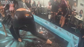 Messy Wrestling: Lost Footage Found! 2 In-Your-Face Oil Matches 4 The Price Of 1! Action Cam Footage! Screencap 83 on sinx.preview.netperv.com