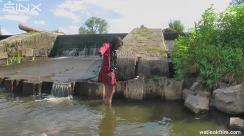 Ebony Babe Goes For A Swim In School Uniform Screencap 60 on sinx.preview.netperv.com