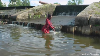 Ebony Babe Goes For A Swim In School Uniform Screencap 10 on sinx.preview.netperv.com
