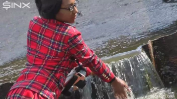 Ebony Babe Goes For A Swim In School Uniform Screencap 11 on sinx.preview.netperv.com