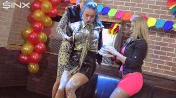 Hot Brunette Is Smothered In Cream And Cake Screencap 27 on sinx.preview.netperv.com