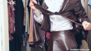 Big Tittied Brunette's Clothes Shredding Saga - Cam 1 Screencap 9 on sinx.preview.netperv.com