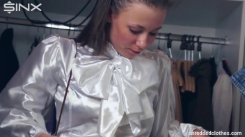 Big Tittied Brunette's Clothes Shredding Saga - Cam 1 Screencap 23 on sinx.preview.netperv.com