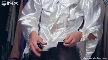 Big Tittied Brunette's Clothes Shredding Saga - Cam 1 Screencap 24 on sinx.preview.netperv.com