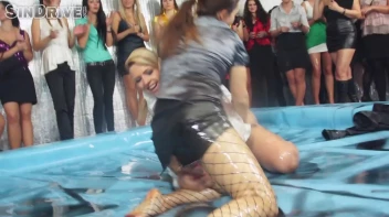 Oily Wrestling: Tatiana Milovani vs. Angelina Screencap 14 on sinx.preview.netperv.com