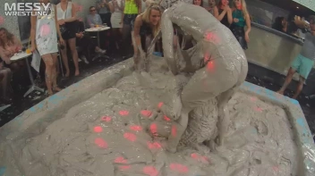 Messy Wrestling: Shiny Babes Brawl Hard In The Mud - Topless Take-Down!! Screencap 20 on sinx.preview.netperv.com