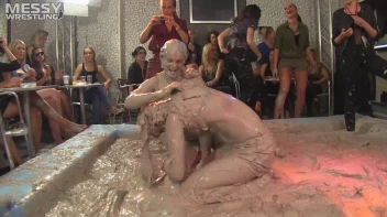 Muddy Wrestling: Matching Cutie Babes Go Mud Crazy Screencap 85 on sinx.preview.netperv.com