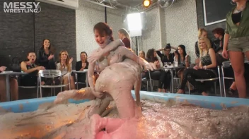 Muddy Wrestling: Matching Cutie Babes Go Mud Crazy Screencap 18 on sinx.preview.netperv.com