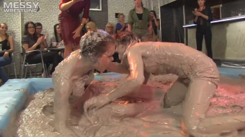 Muddy Wrestling: Matching Cutie Babes Go Mud Crazy Screencap 22 on sinx.preview.netperv.com
