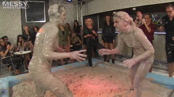 Muddy Wrestling: Matching Cutie Babes Go Mud Crazy Screencap 51 on sinx.preview.netperv.com