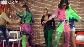 Teammates Cover Each Other In Plaster And Goo Screencap 19 on sinx.preview.netperv.com