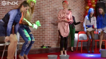 Teammates Cover Each Other In Plaster And Goo Screencap 4 on sinx.preview.netperv.com