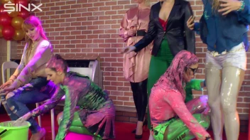 Teammates Cover Each Other In Plaster And Goo Screencap 46 on sinx.preview.netperv.com