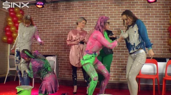 Teammates Cover Each Other In Plaster And Goo Screencap 56 on sinx.preview.netperv.com