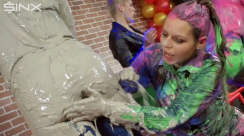 Teammates Cover Each Other In Plaster And Goo Screencap 58 on sinx.preview.netperv.com