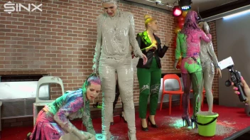 Teammates Cover Each Other In Plaster And Goo Screencap 70 on sinx.preview.netperv.com