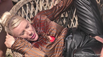 Satin Clad Blonde Takes Piss Showers During Outdoor Foursome Frenzy Screencap 35 on sinx.preview.netperv.com