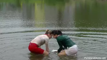 Messy Catfight Ends Up In The Pond Screencap 85 on sinx.preview.netperv.com