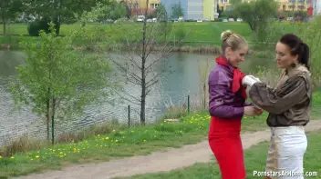 Messy Catfight Ends Up In The Pond Screencap 25 on sinx.preview.netperv.com
